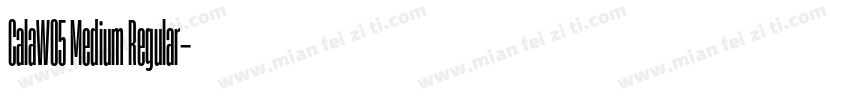 CalaW05 Medium Regular字体转换